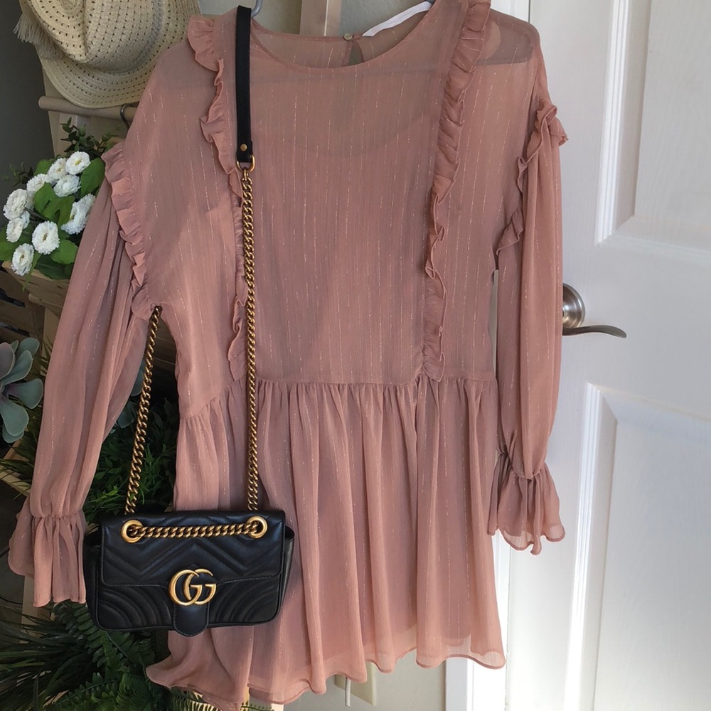 Zara nude dress - size xs